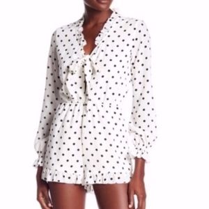 NEW Romeo & Juliet Couture Polka Dot Romper